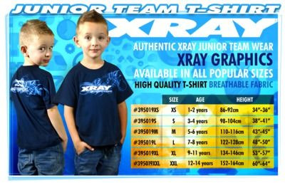 Xray Xray Junior Team T-Shirt (9/11 - 134-146Cm) (XR395019XL)