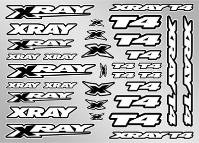 Xray Xray T4 Sticker For Body - White (XR397326)