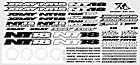 Xray Xray Nt18 Sticker For Body - White (XR397343)