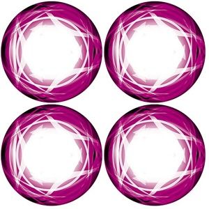 Xray Xray Truggy Wheel Stickers - Die-Cut - Pink (XR397354)
