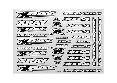 Xray Xray XB4 Sticker For Body - White (XR397380)