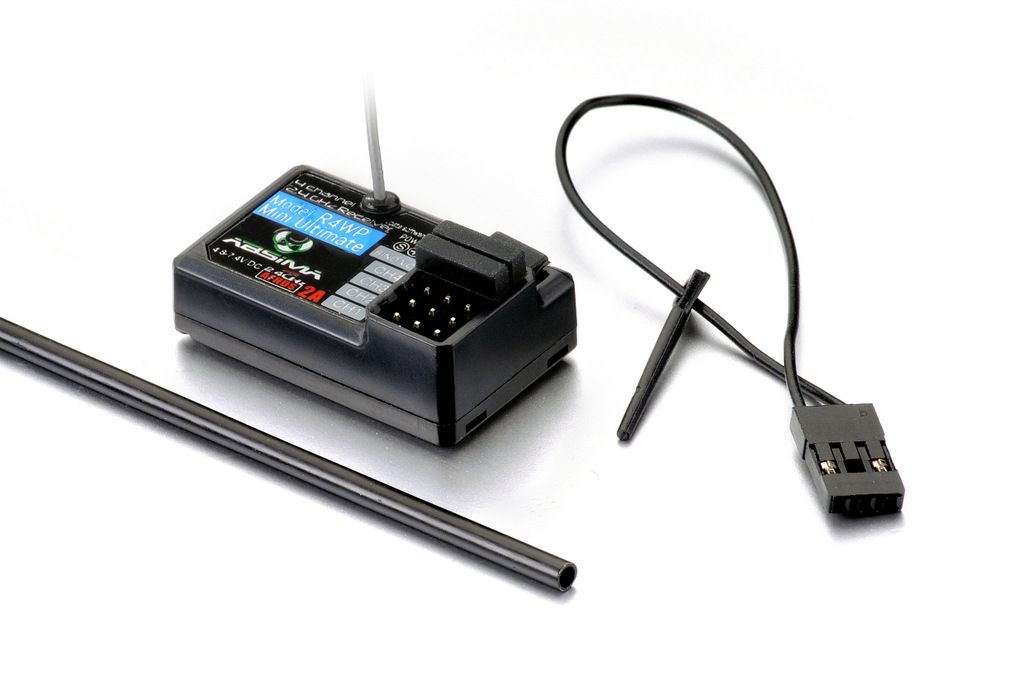 Absima 4-Channel Receiver &quot;R4WP-Mini Ultimate&quot; 2.4 GHz (CR4T Ultimate) ( AB 2020012)