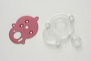 Tamiya GB-01 Alu Motor Plate Pink ( THC 40510)
