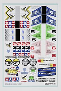 Tamiya Flag Sticker Set ( THC 40521)