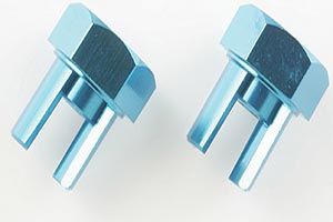 Tamiya GB-01 Aluminium Wheel Hub Blue ( THC 40526)