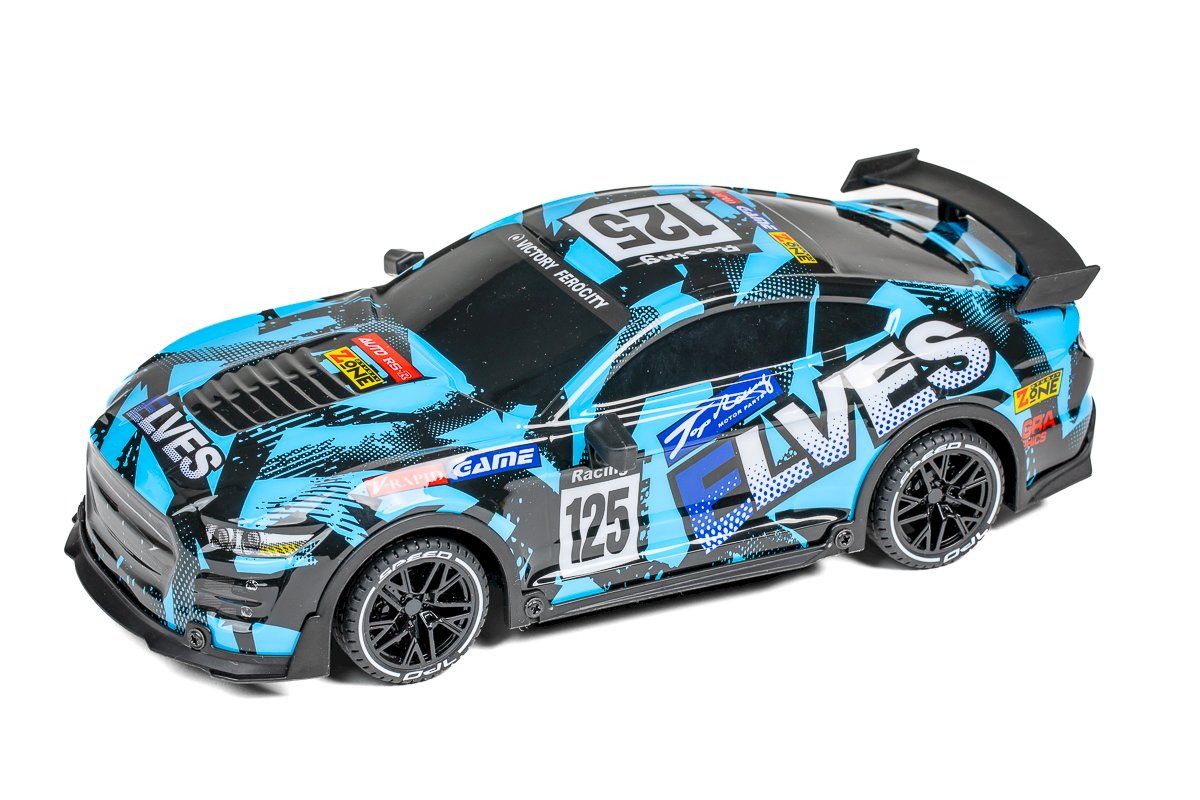TEC-TOY 1:18 RC Elves With Lights, 2.4GHz, Blue (471269)