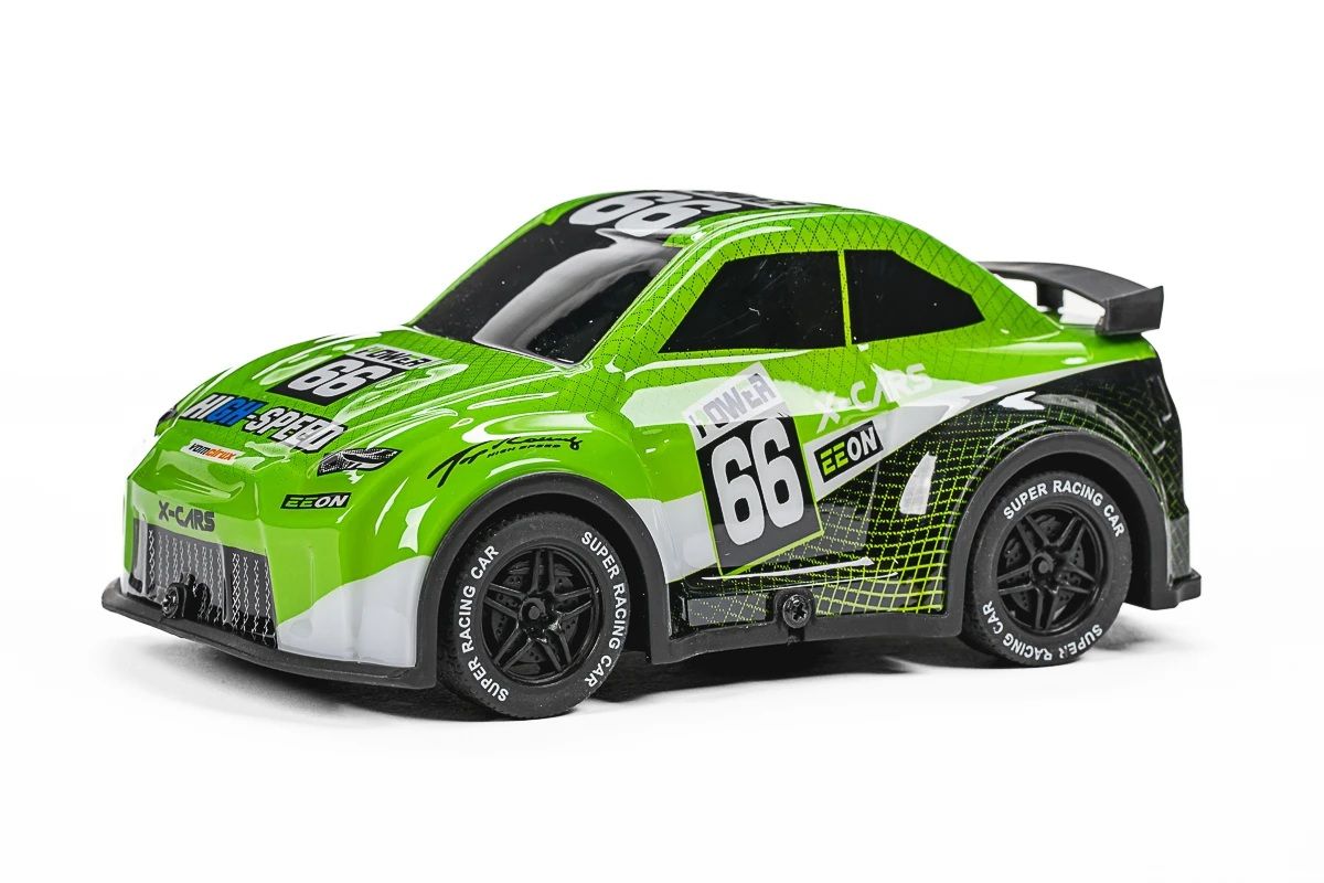 TEC-TOY 1:24 RC Mini Rally,  2.4GHz w/light - Green (471274)