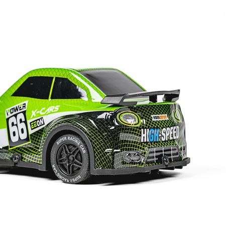 TEC-TOY 1:24 RC Mini Rally,  2.4GHz w/light - Green (471274)