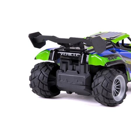 TEC-TOY 1:18 RC Jeep Racing 2.4GHz, Blue/Green (471413)