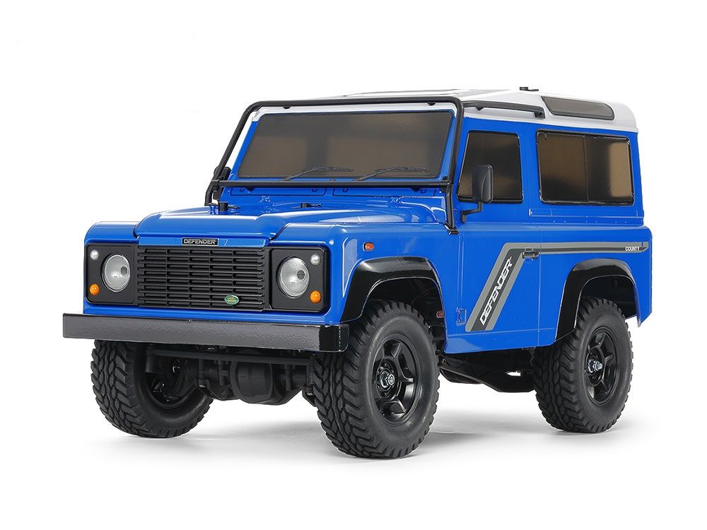 Tamiya 1990 Land Rover Defender 90 - Light Blue Painted Body (CC-02) ( THC 47478)