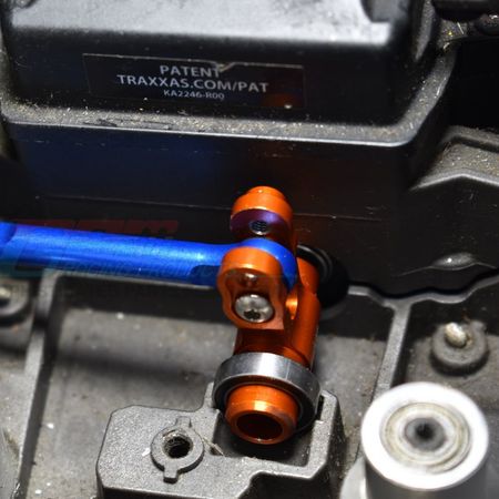 GPM Racing Traxxas X-Maxx, Aluminium Servo Mount, Tie Rod, 25T Servo Horn (TXM024N-BK)