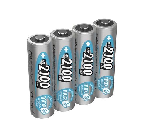 Ansmann NiMH AA Rechargeable Battery 1.2V 2100mAh MaxE 4 Batteries (5035052)