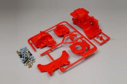 Tamiya TA01 / TA02 Rear Gear Case (RED) ( THC 50478)