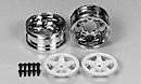 Tamiya 5-Spoke 2-Piece Wheels &quot;2 &#039;Clr&#039; ( THC 50672)