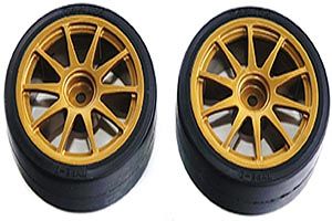 Tamiya Drift Tyres Type-A &amp; Wheels ( THC 51219)