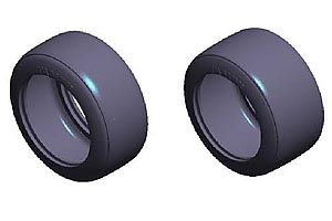 Tamiya F104 Rubber Tyres Rear ( THC 51400)