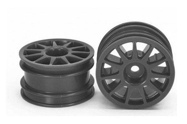 Tamiya M-Chassis 11 Spoke Wheels Black 4pcs ( THC 51665)