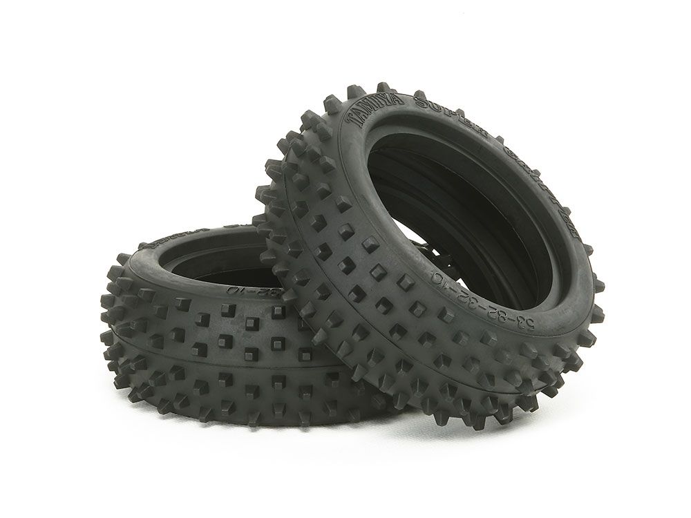 Tamiya 6024 4wd Square Spike Tyre 2Pcs ( THC 53088)