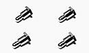 Tamiya Aluminum King Pins ( THC 53157)