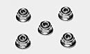 Tamiya 4mm Fl.Lock Nuts Gold ( THC 53161)
