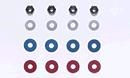 Tamiya 4mm Hard Lock Nut &amp; Spacer Set ( THC 53448)