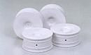 Tamiya M-Narrow White Dish Wheel (+2) ( THC 53473)