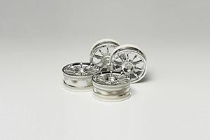 Tamiya 10 Spoke Platd Wheel X 4 24mm Offo ( THC 53860)