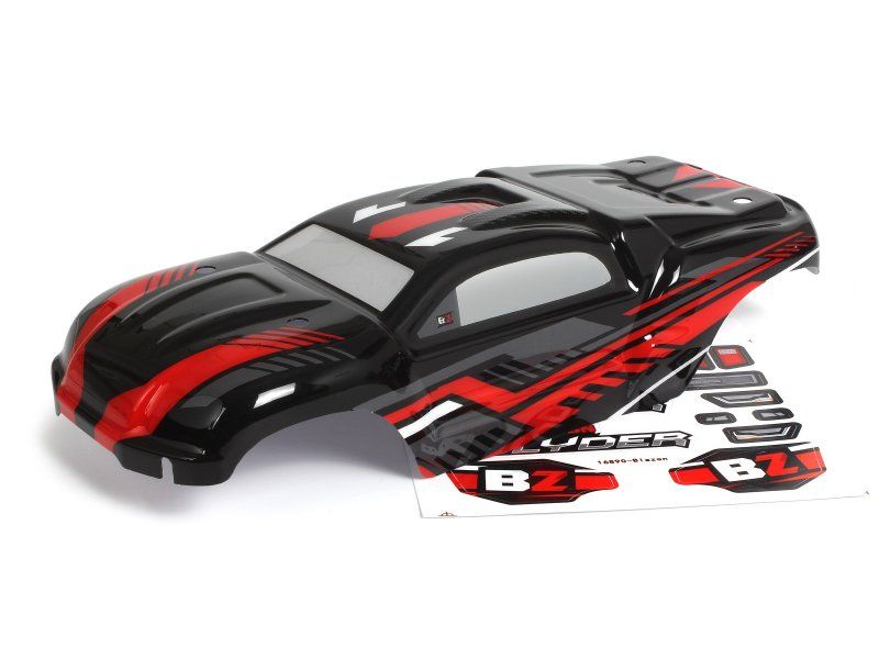 Blackzon Slyder ST Body (Black/Red) (540192)