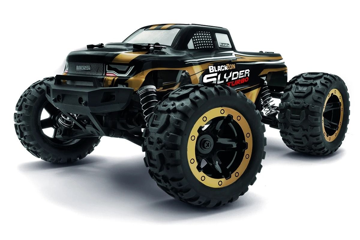 BlackZon Slyder MT Turbo 4wd Monster Truck RTR Brushless - Gold (540212)