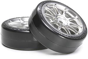 Tamiya 10-S Wheel W/Super Driftech Tire ( THC 54022)