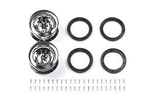 Tamiya CR-01 Plated Standard Wheel ( THC 54101)