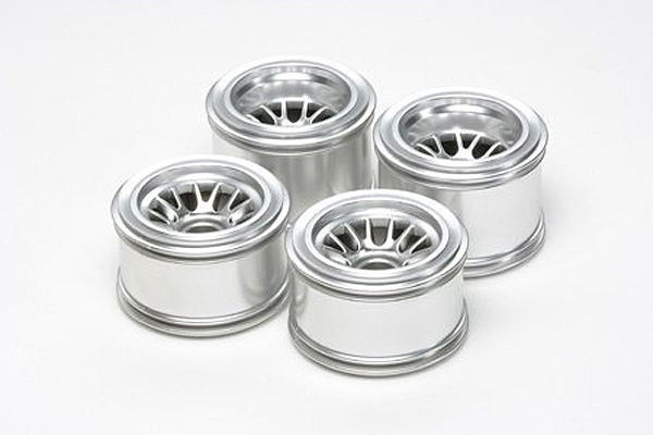 Tamiya F104 Plated Mesh Wheel Rubber Tyre ( THC 54201)