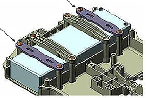 Tamiya DB02 Carbon R Stiffener X 2 ( THC 54407)