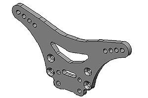 Tamiya DB02 Carbon Damper Stay R ( THC 54438)