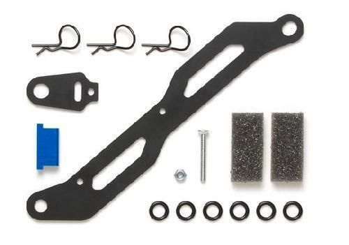 Tamiya TT-02 Frp Batt Plt &amp; Trsp Stay ( THC 54555)