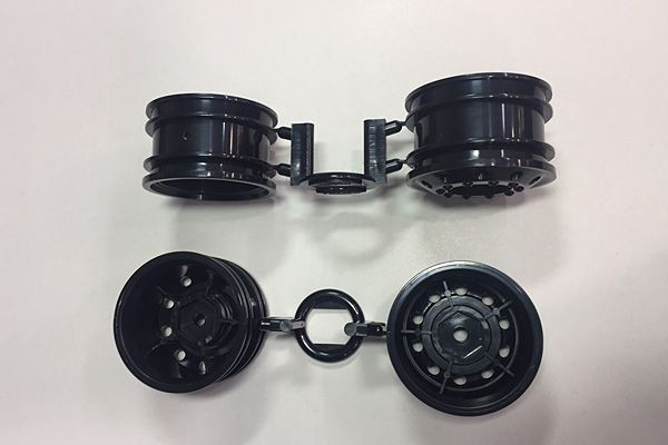 Tamiya Or Race Truck Whl Fr 2 Each Black ( THC 54741)