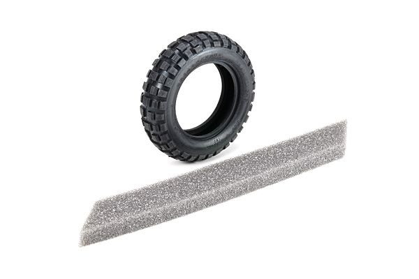 Tamiya T3-01 Caramel Block Tire F ( THC 54836)