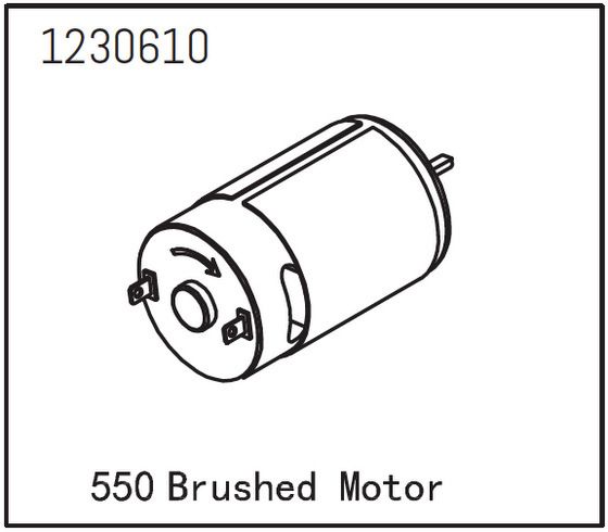 Absima 550 Brushed Motor ( AB 1230610)