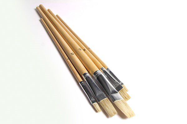 Artino Artist Brush Set Natural Handle 5pcs (561821)