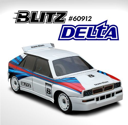 Blitz Lancia Delta 225mm 0.8mm M -Chassis Clear Body (60912-07)