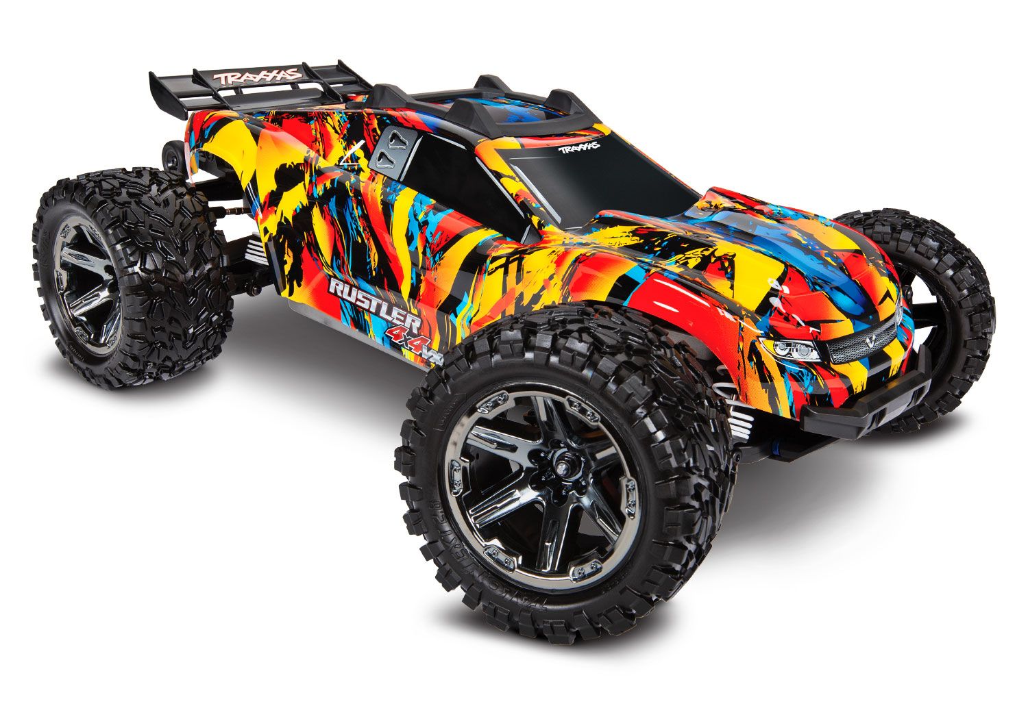Traxxas Rustler 4X4 VXL - Solar Flare (RX67076-4-SLRF)
