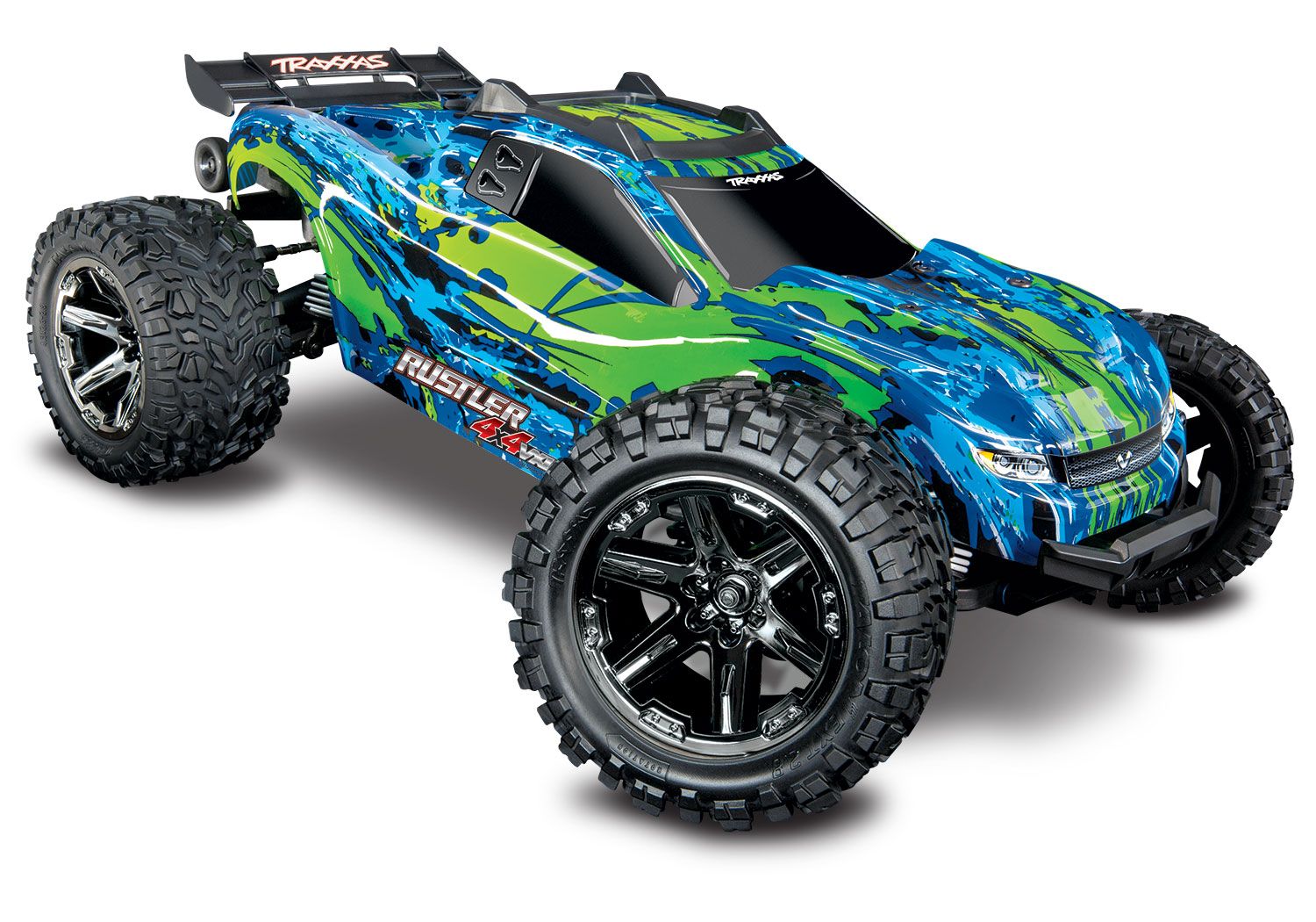 Traxxas Rustler 4X4 VXL - Green (TRX67076-4-GRN)