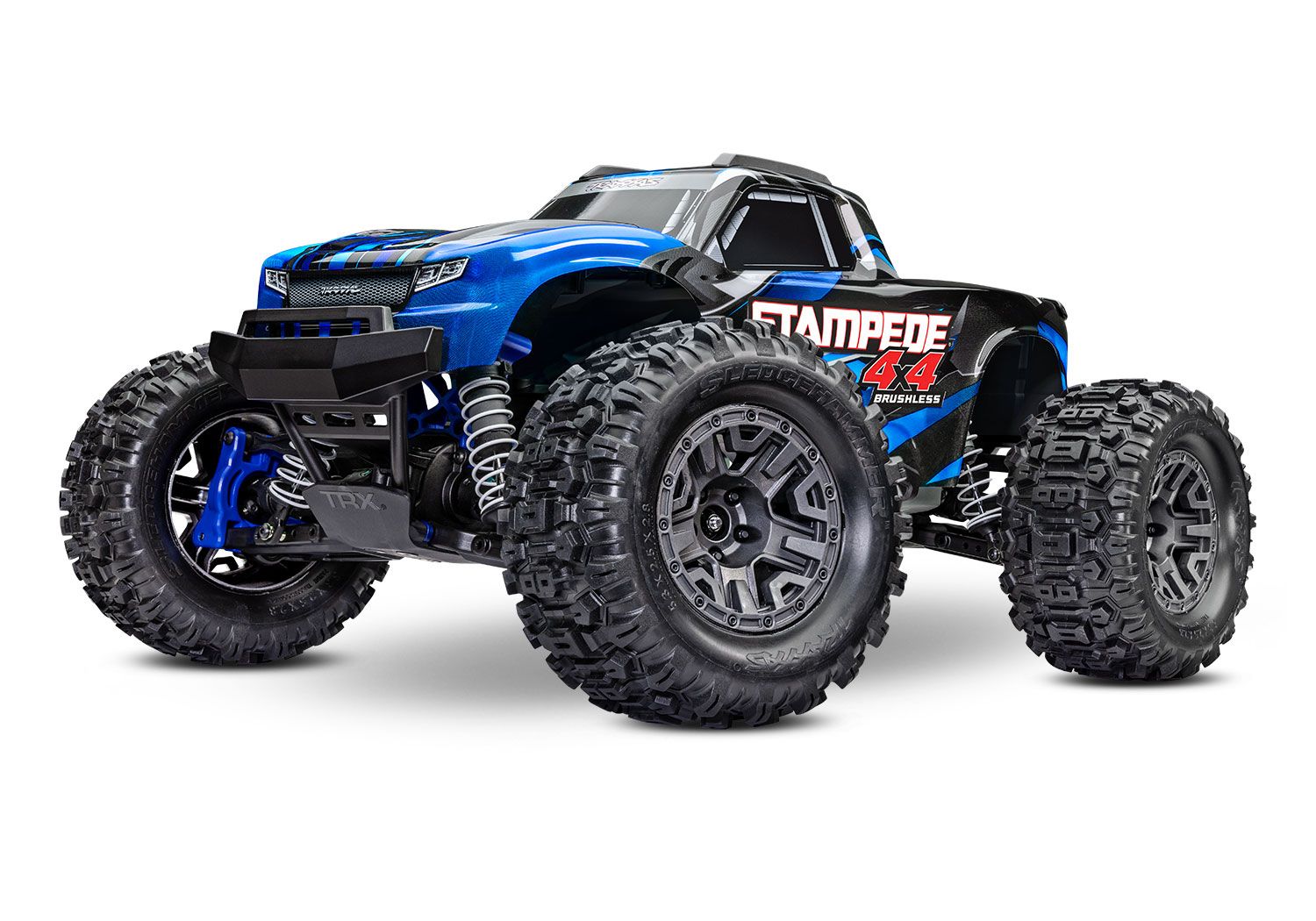 Traxxas Stampede 4X4 Brushless BL-2S RTR - Blue (TRX67154-4-BLUE)