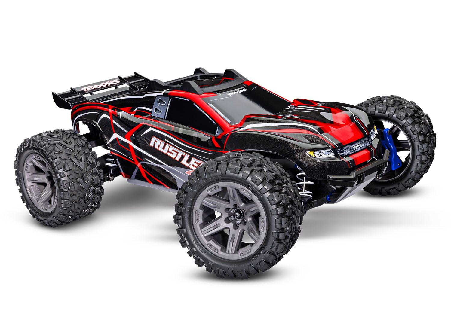 Traxxas Rustler 4X4 BL-2S 4WD Brushless - Red (TRX67164-4-RED)