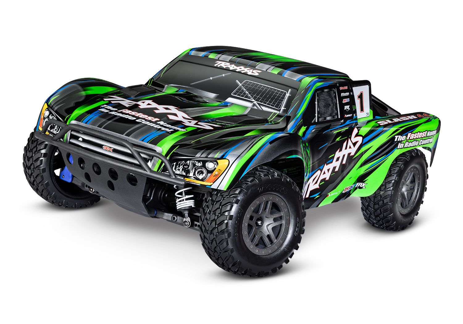 Traxxas Slash 4X4 BL-2S 4WD Brushless - Green (TRX68154-4-GRN)
