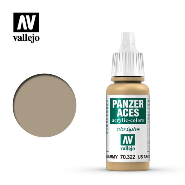AV Vallejo Panzer Aces 17ml - Highlight US Tank Crew (VAL322)
