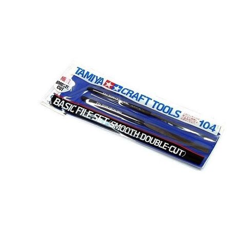 Tamiya Basic File Set Smooth Double Cut ( THC 74104)