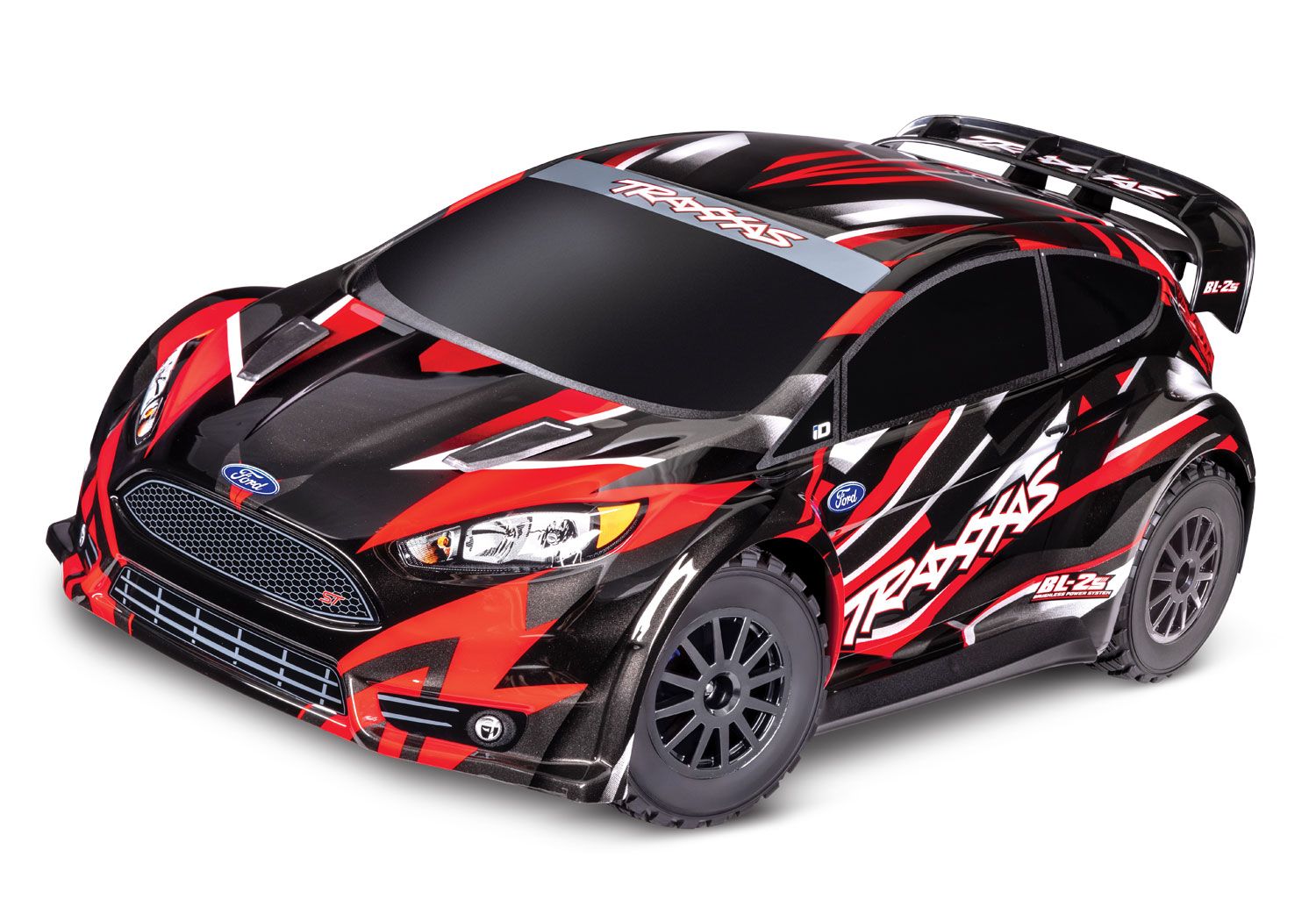 Traxxas Fiesta ST BL-2S AWD Brushless - Red (TRX74154-4-RED)