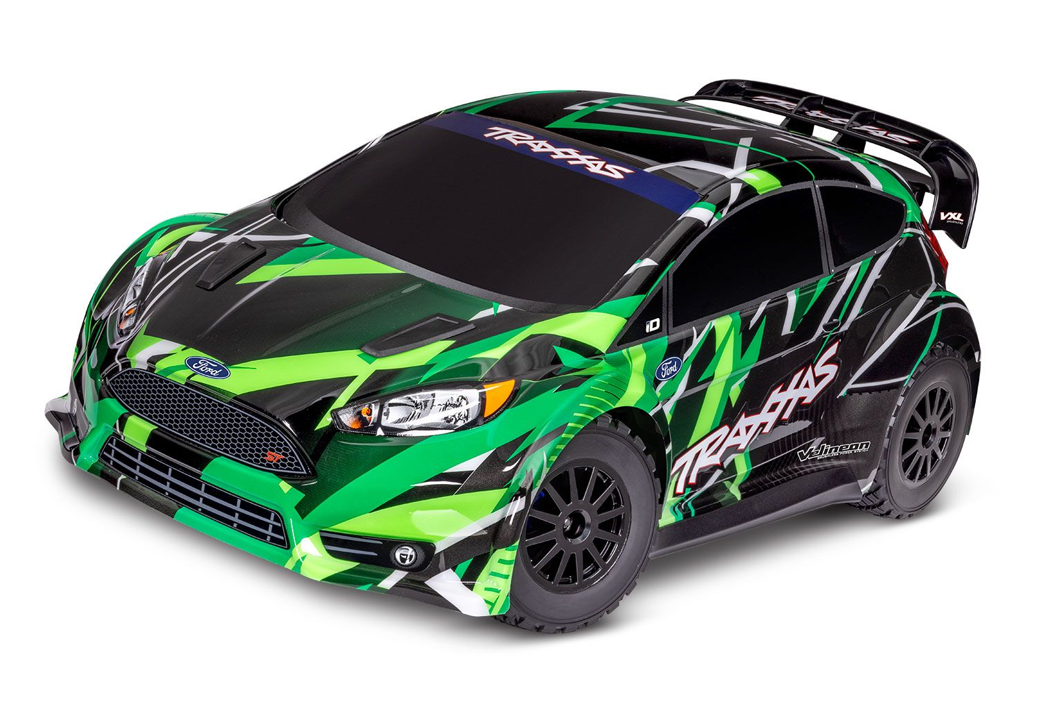Traxxas Ford Fiesta ST Rally VXL Brushless - Green (TRX74276-4-GRN)