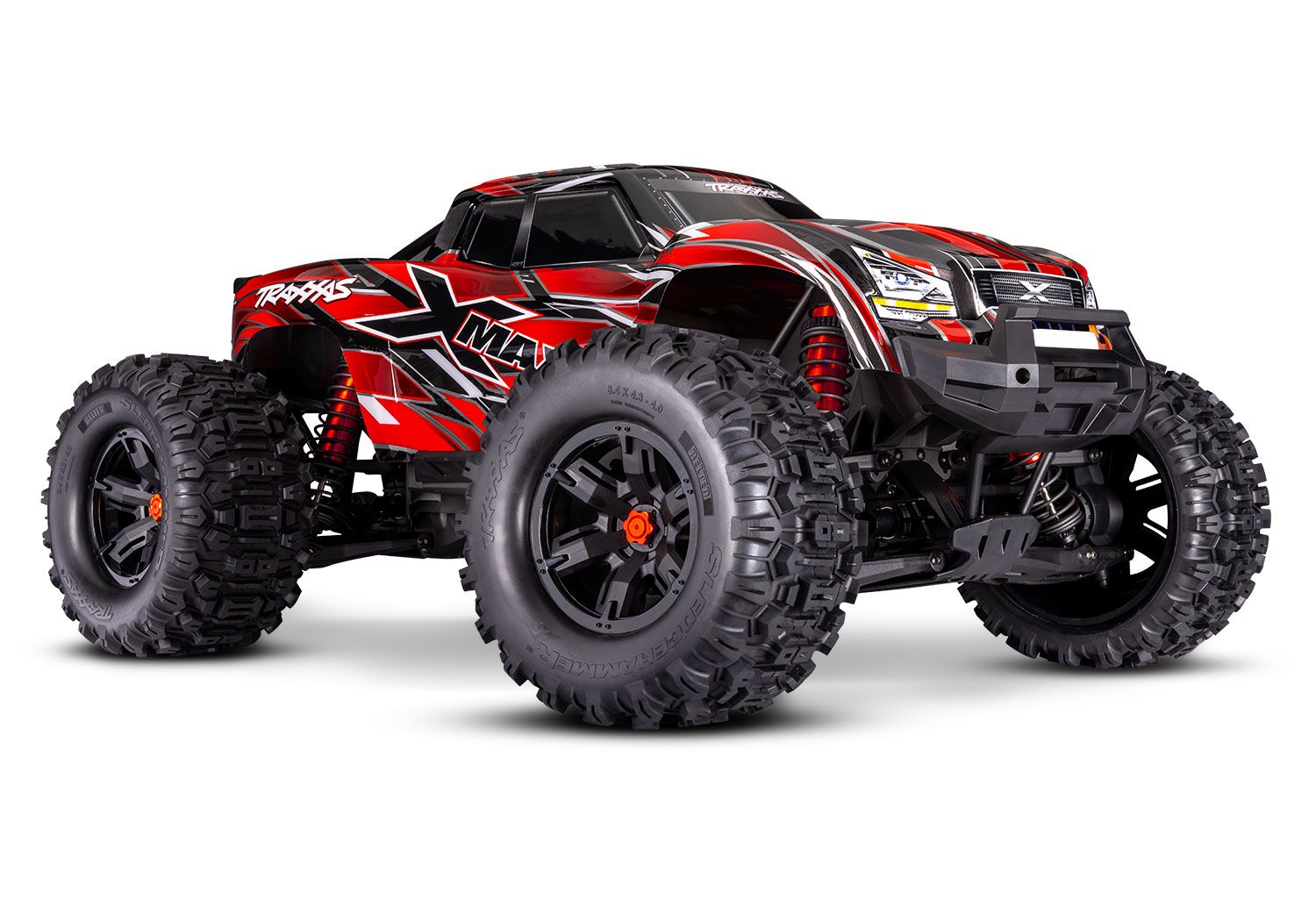 Traxxas X-Maxx Belted 4wd Brushless Monster Truck 8S RTR - Red (TRX77096-4-RED)